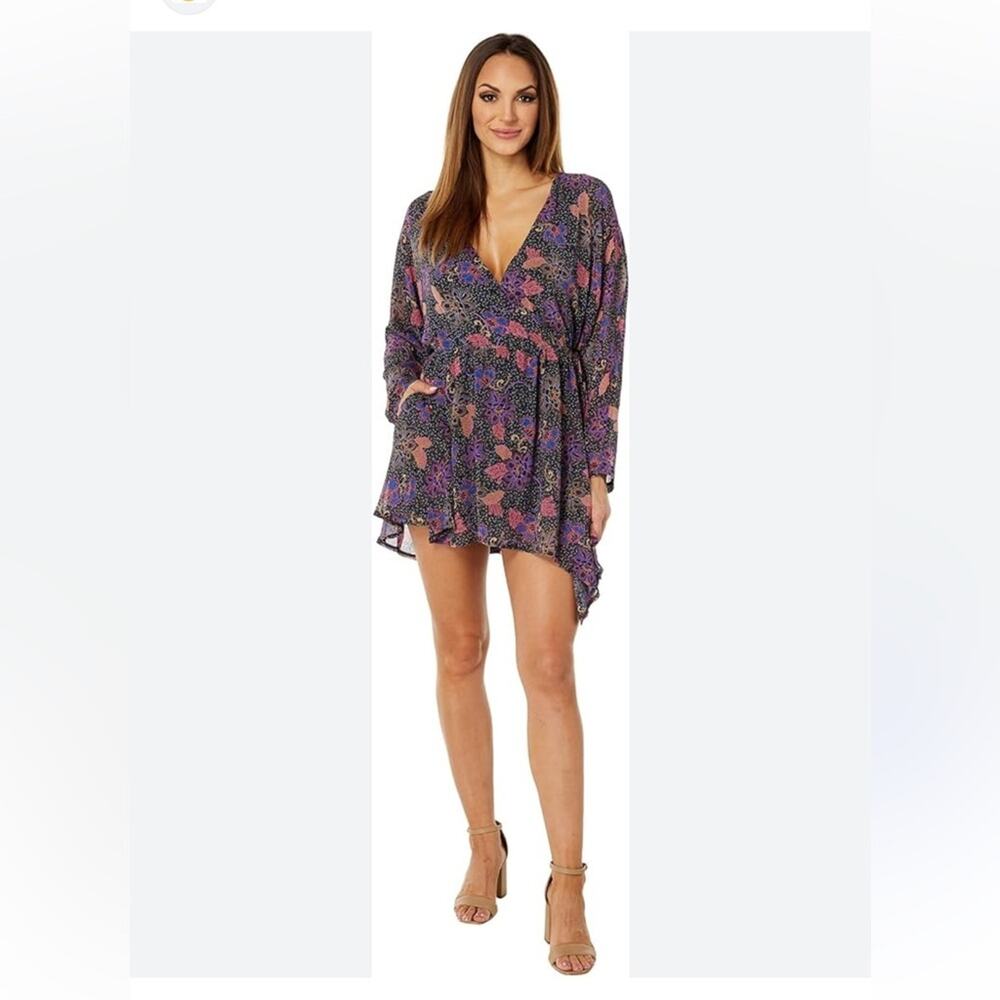 Free People Teegan Mini Twilight Combo Dress